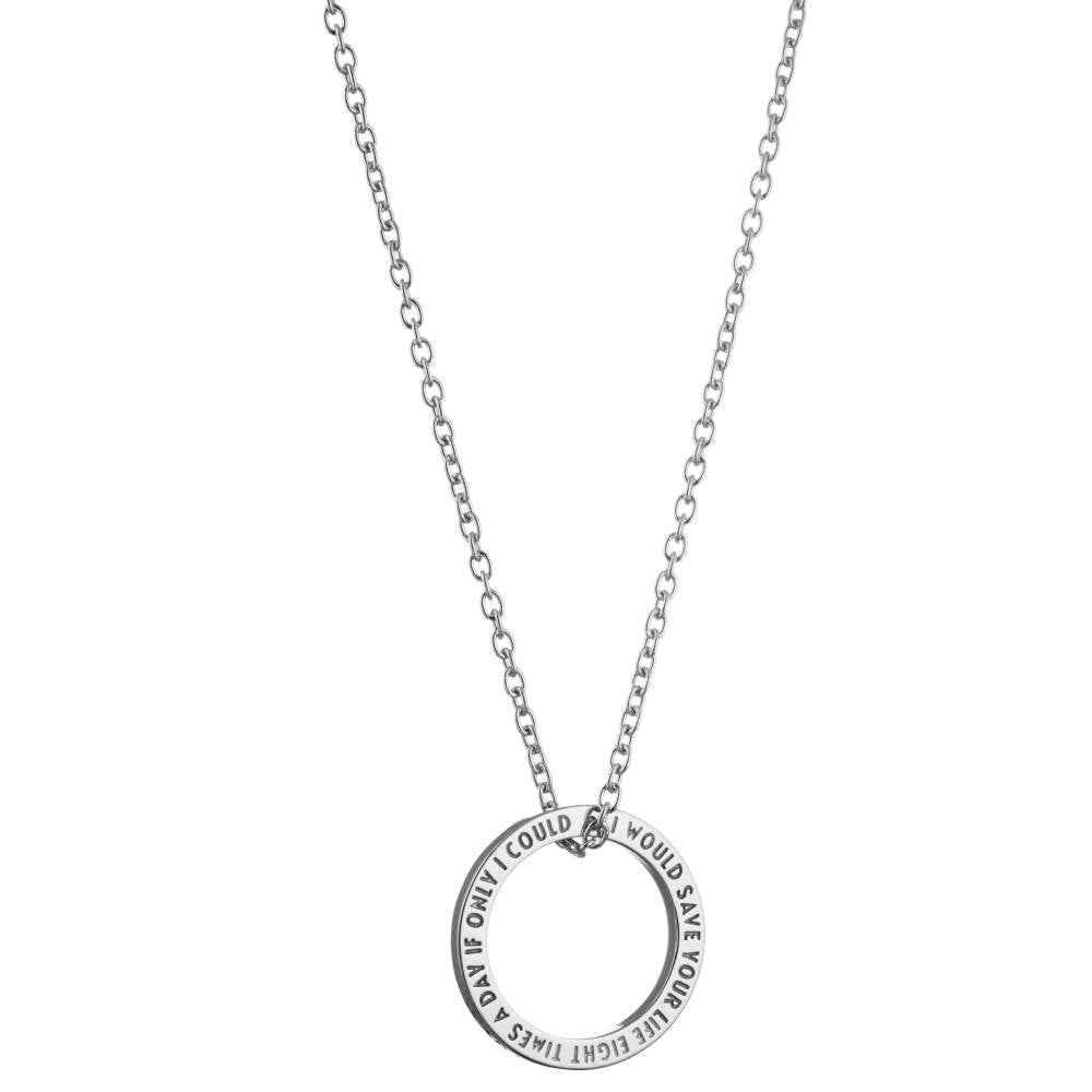 Snorkmaiden Quote Necklaces Silver - The Official Moomin Shop