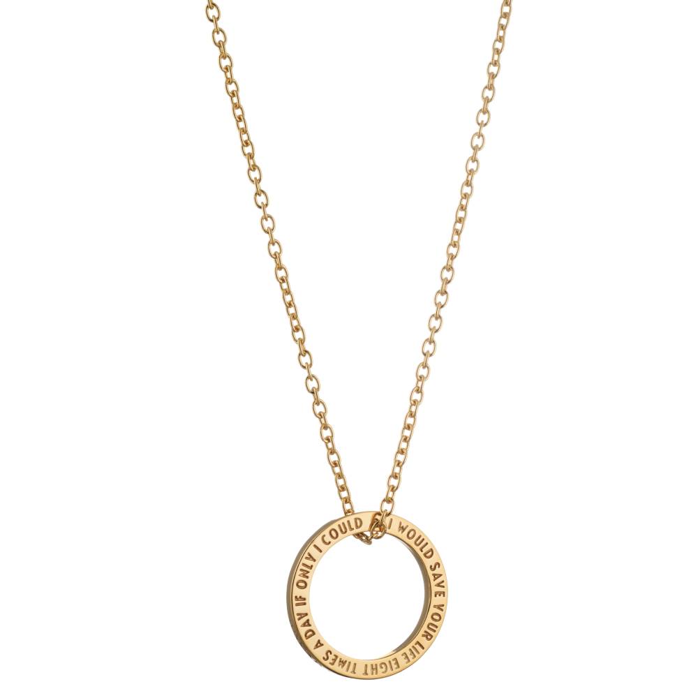 Snorkmaiden Quote Necklaces Gold - The Official Moomin Shop