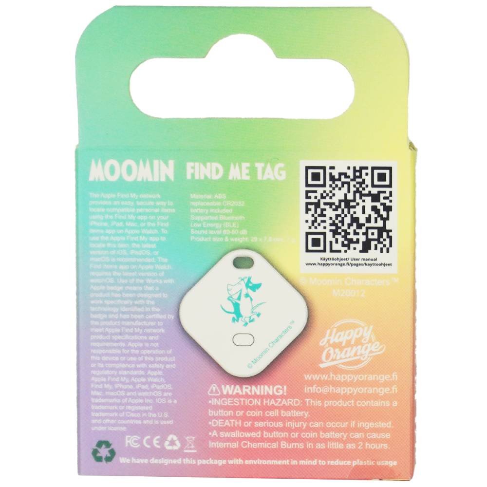 Moomintroll Find Me Tag