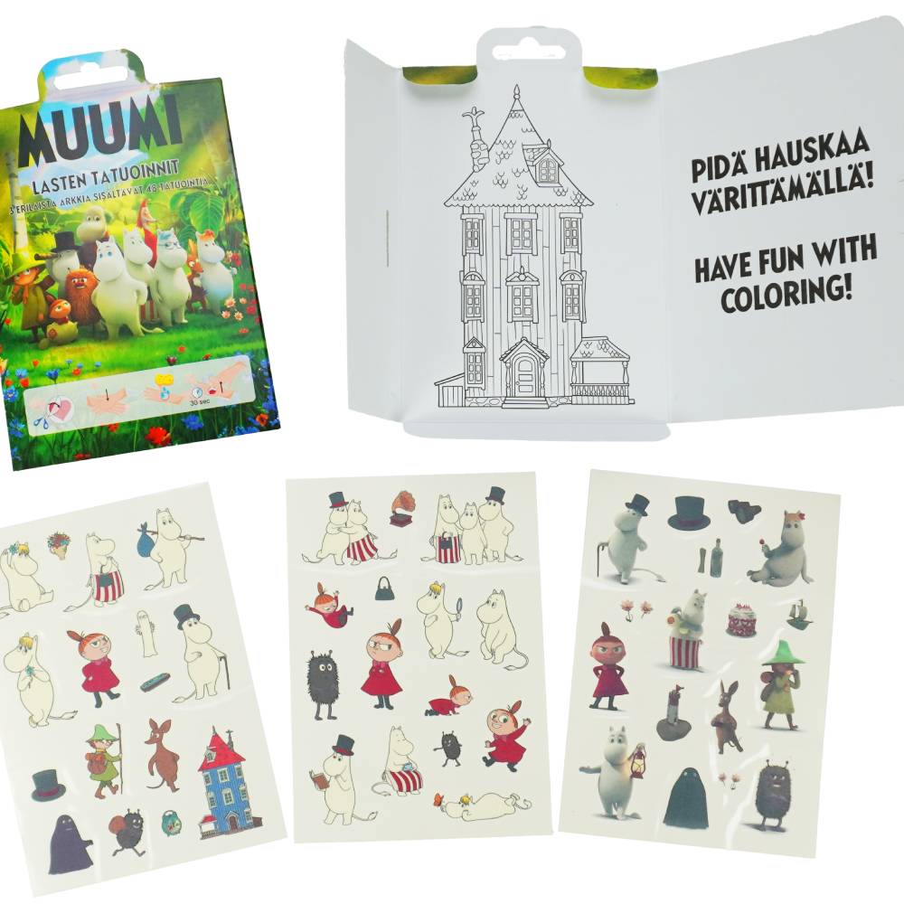 Moomin Tattoo 48-set - The Official Moomin Shop