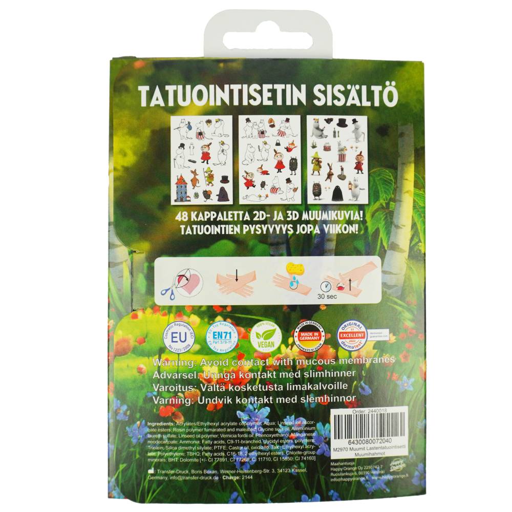 Moomin Tattoo 48-set