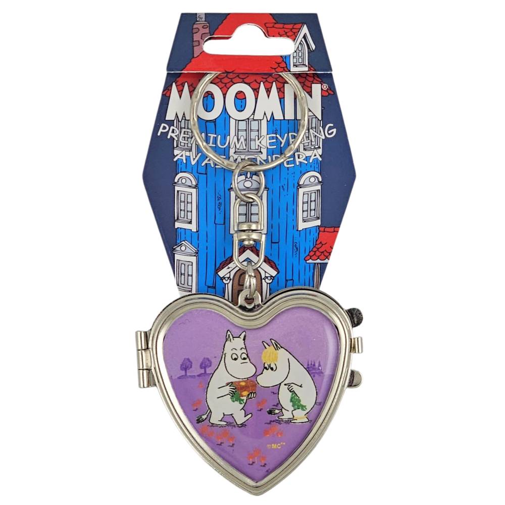 Moomin Heart Mirror Keyring - The Official Moomin Shop