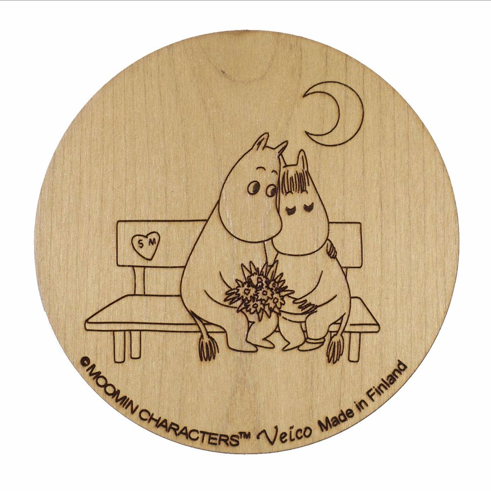 Snorkmaiden & Moomintroll Bench Coaster - The Official Moomin Shop