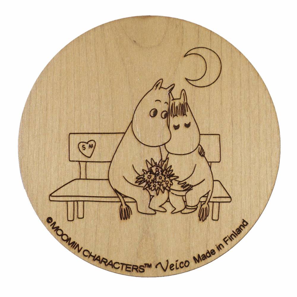 Snorkmaiden & Moomintroll Bench Coaster