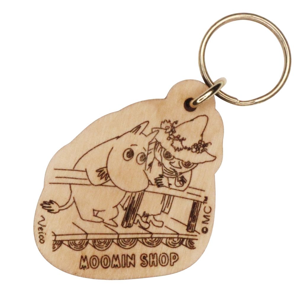 Moomintroll & Snufkin Bridge Keyring - The Official Moomin Shop