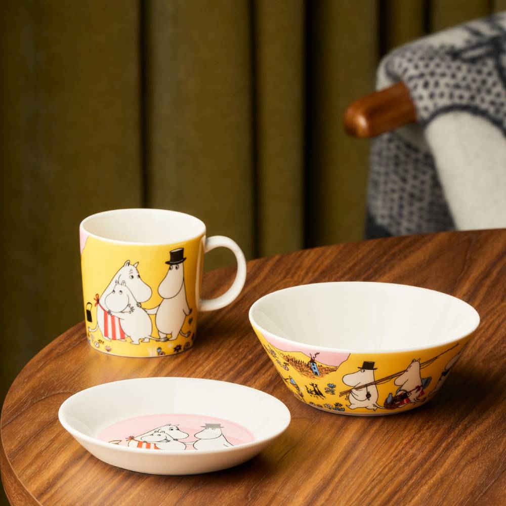 Moomin Family Time Mug & Saucer & Bowl Bundle - The Official Moomin Shop