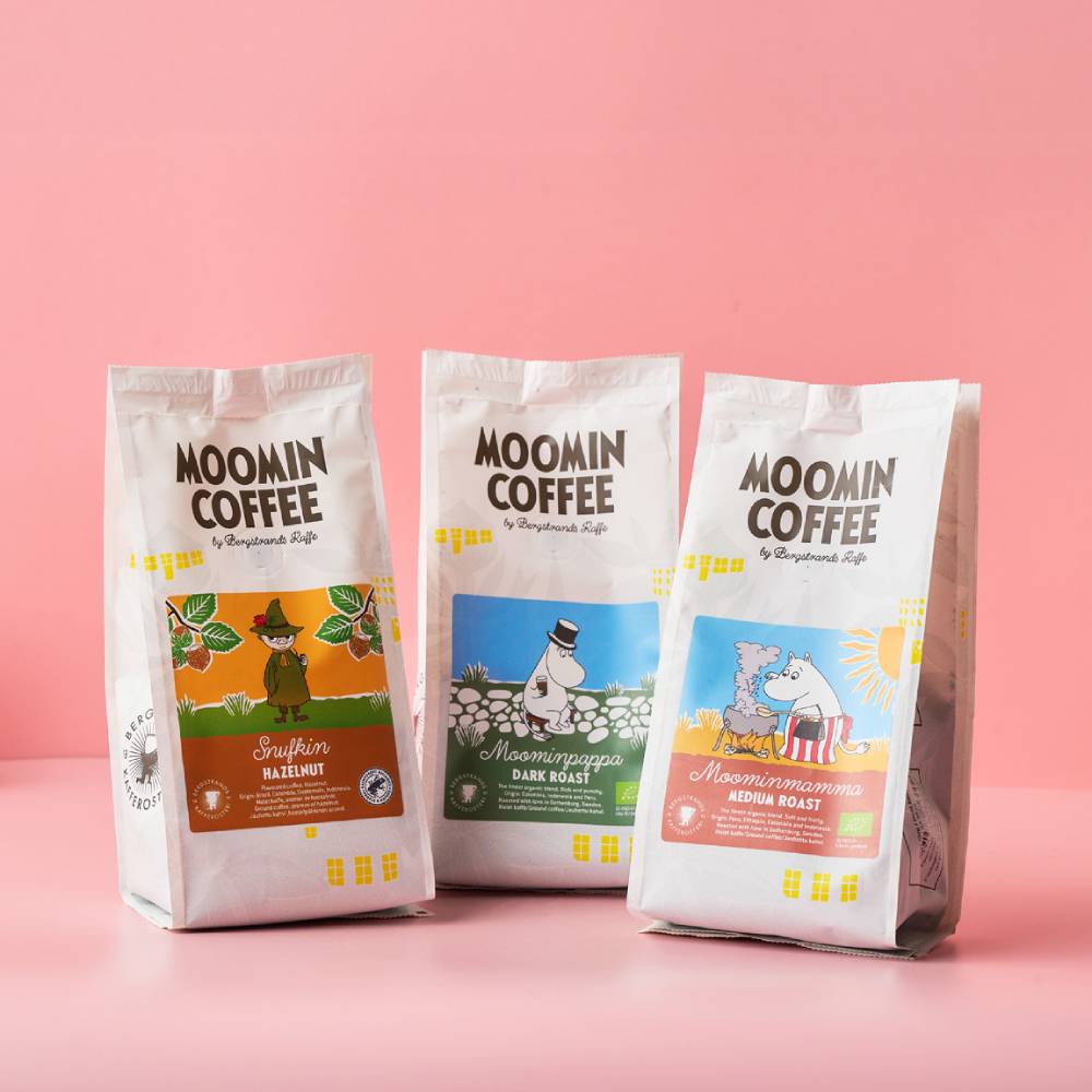 Coffee Medium, Dark Roast & Hazelnut 3-set Bundle - The Official Moomin Shop