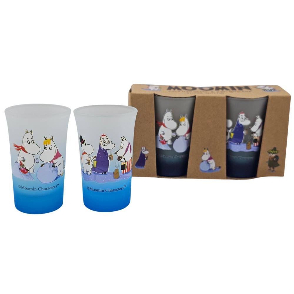Moomin Winter Mini Tumbler 5cl 2-set - The Official Moomin Shop