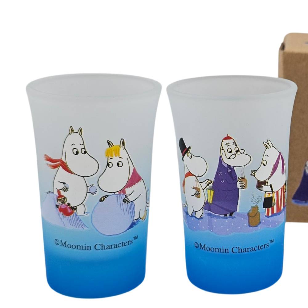 Moomin Winter Mini Tumbler 5cl 2-set - The Official Moomin Shop