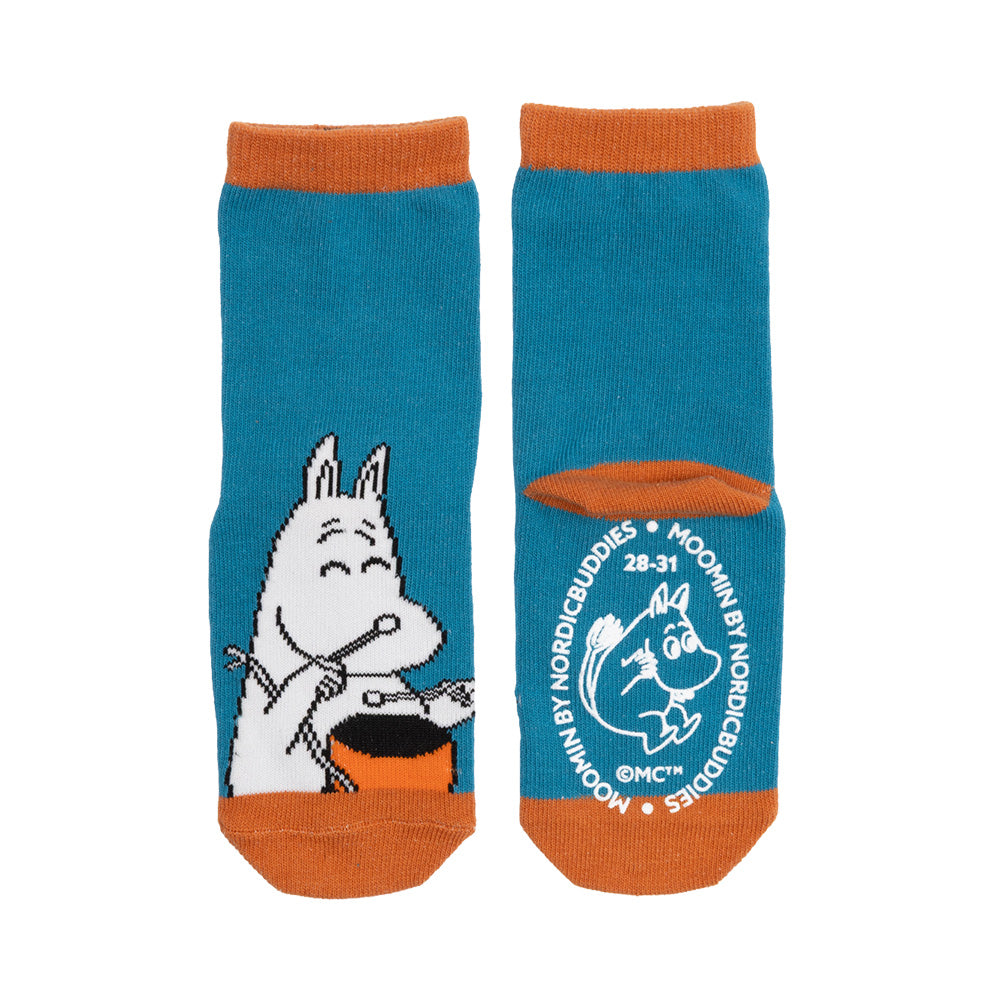 Moomintroll Drumming Kids Socks - The Official Moomin Shop