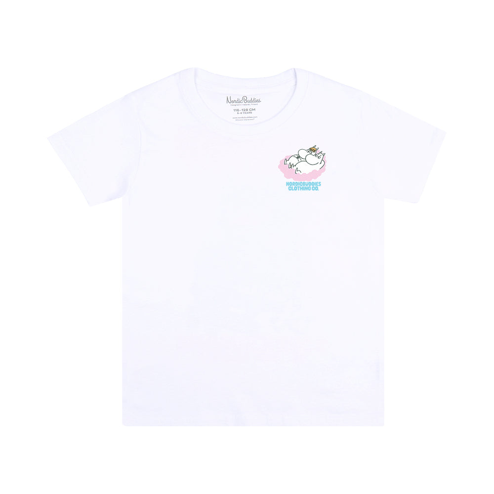 Moomintroll and Snorkmaiden Kids T-Shirt White - The Official Moomin Shop