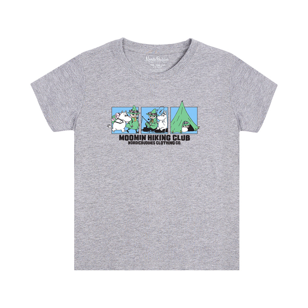 Moomintroll and Snufkin Kids T-Shirt Grey - The Official Moomin Shop