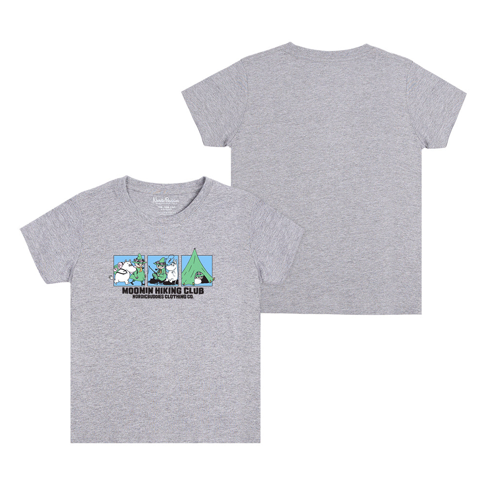 Moomintroll and Snufkin Kids T-Shirt Grey - The Official Moomin Shop