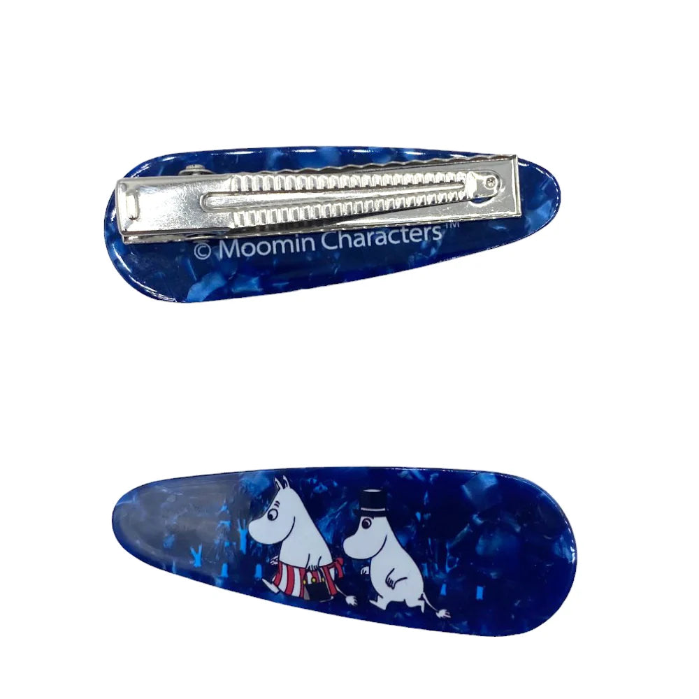 Moomin Forest Hair Clips 2set Blue - The Official Moomin Shop