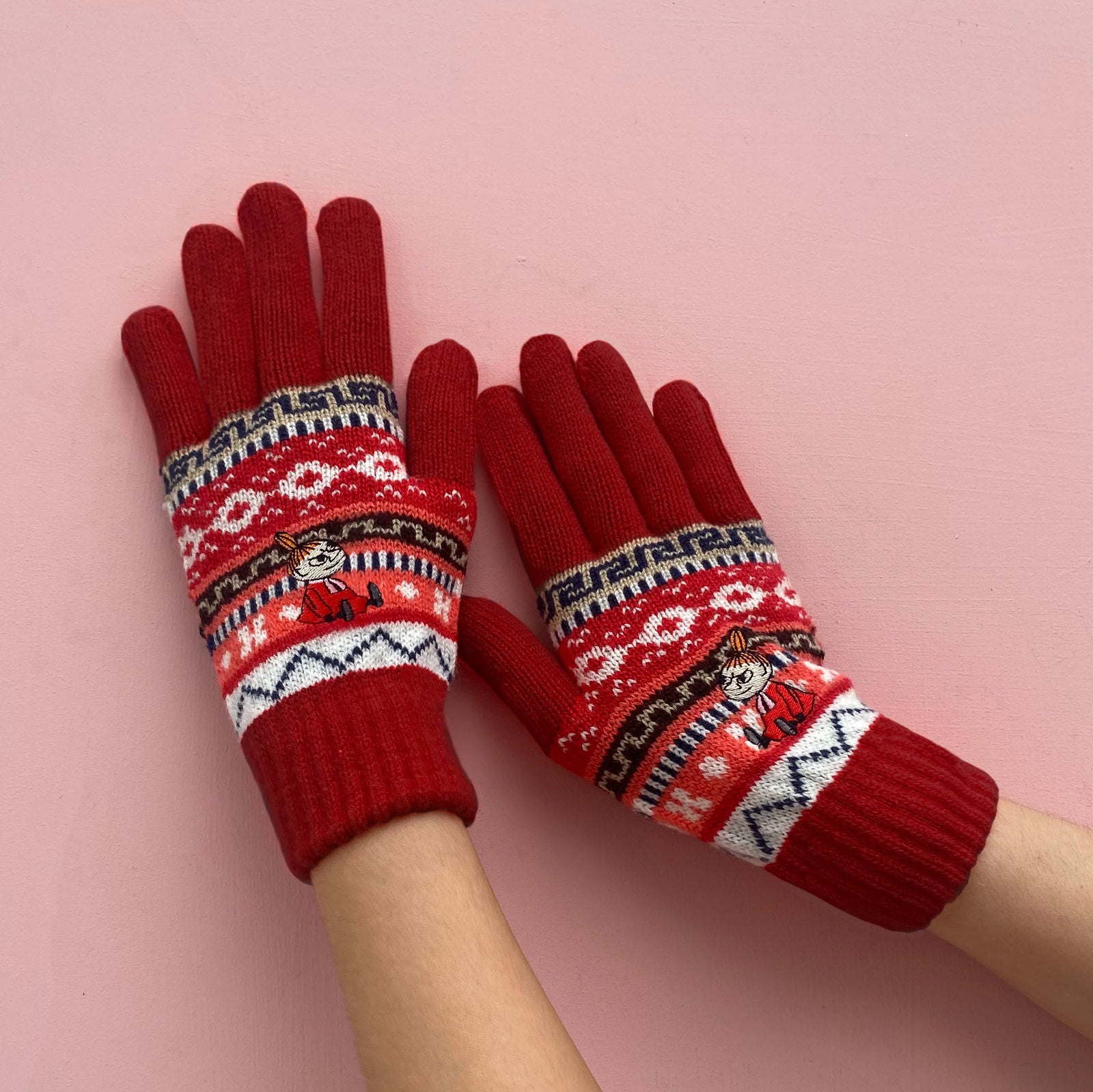 Little My Gloves Red - The Official Moomin Shop