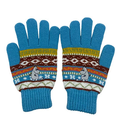 Moomintroll Gloves Blue - The Official Moomin Shop