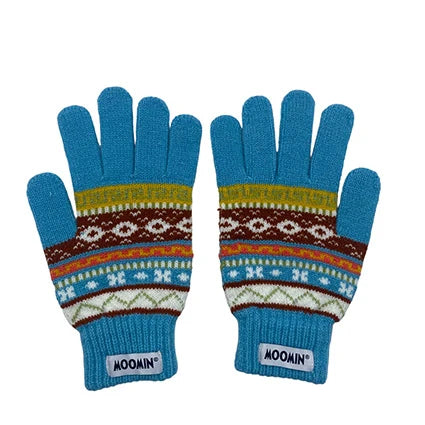 Moomintroll Gloves Blue - The Official Moomin Shop