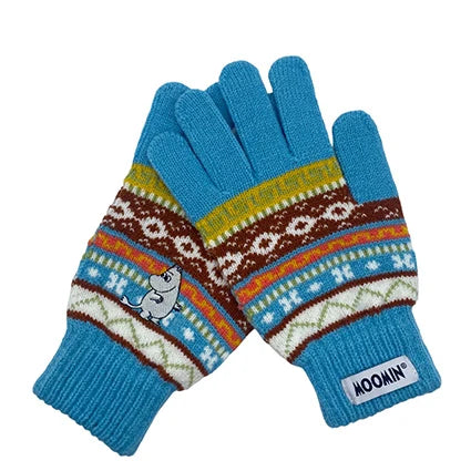 Moomintroll Gloves Blue - The Official Moomin Shop