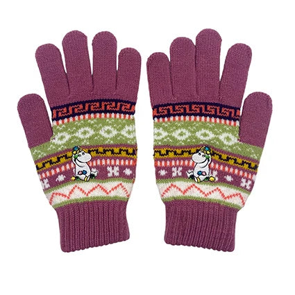 Snorkmaiden Gloves Purple - The Official Moomin Shop