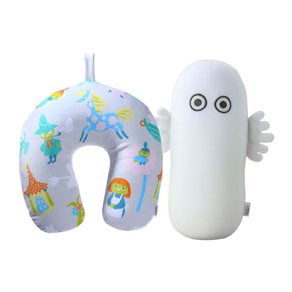Hattifattener Travel Pillow White - The Official Moomin Shop