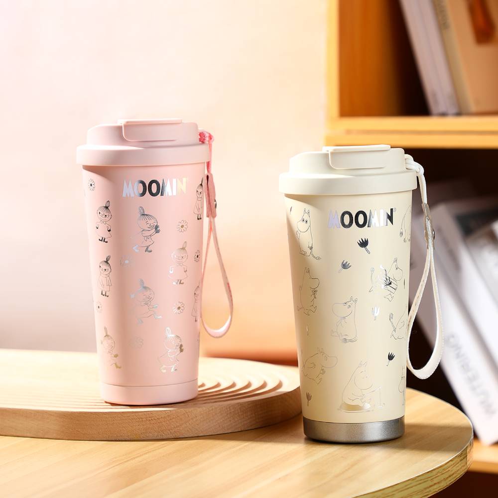 Little My Vacuum Cup Pink 580ml - The Official Moomin Shop