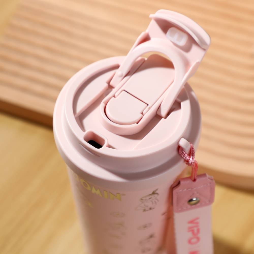 Little My Vacuum Cup Pink 580ml - The Official Moomin Shop