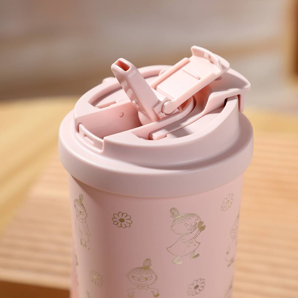 Little My Vacuum Cup Pink 580ml - The Official Moomin Shop