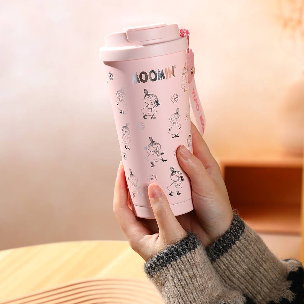 Little My Vacuum Cup Pink 580ml - The Official Moomin Shop