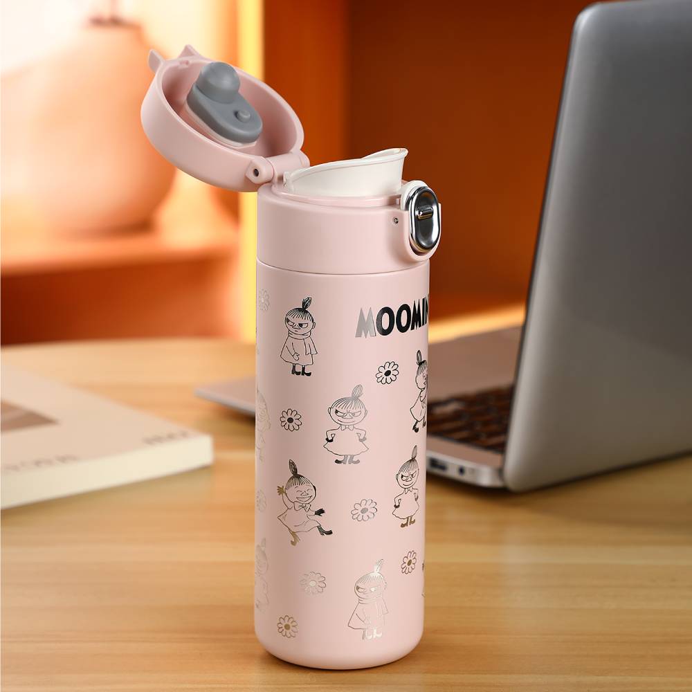 Little My Vacuum Cup Pink 420ml - The Official Moomin Shop