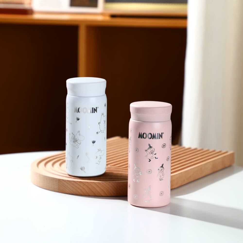 Moomintroll Vacuum Cup White 200ml - The Official Moomin Shop