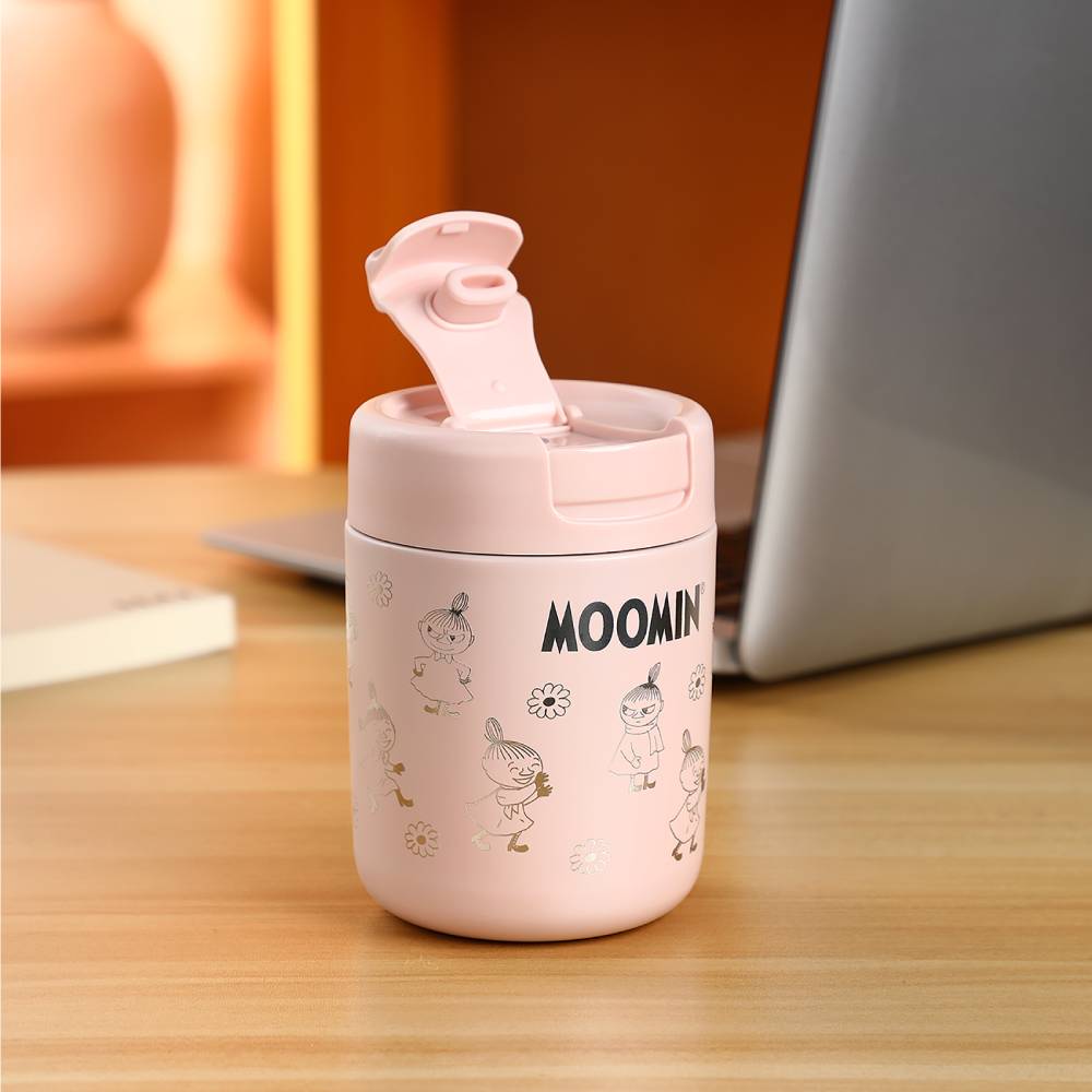 Little My Vacuum Cup Pink 320ml - The Official Moomin Shop