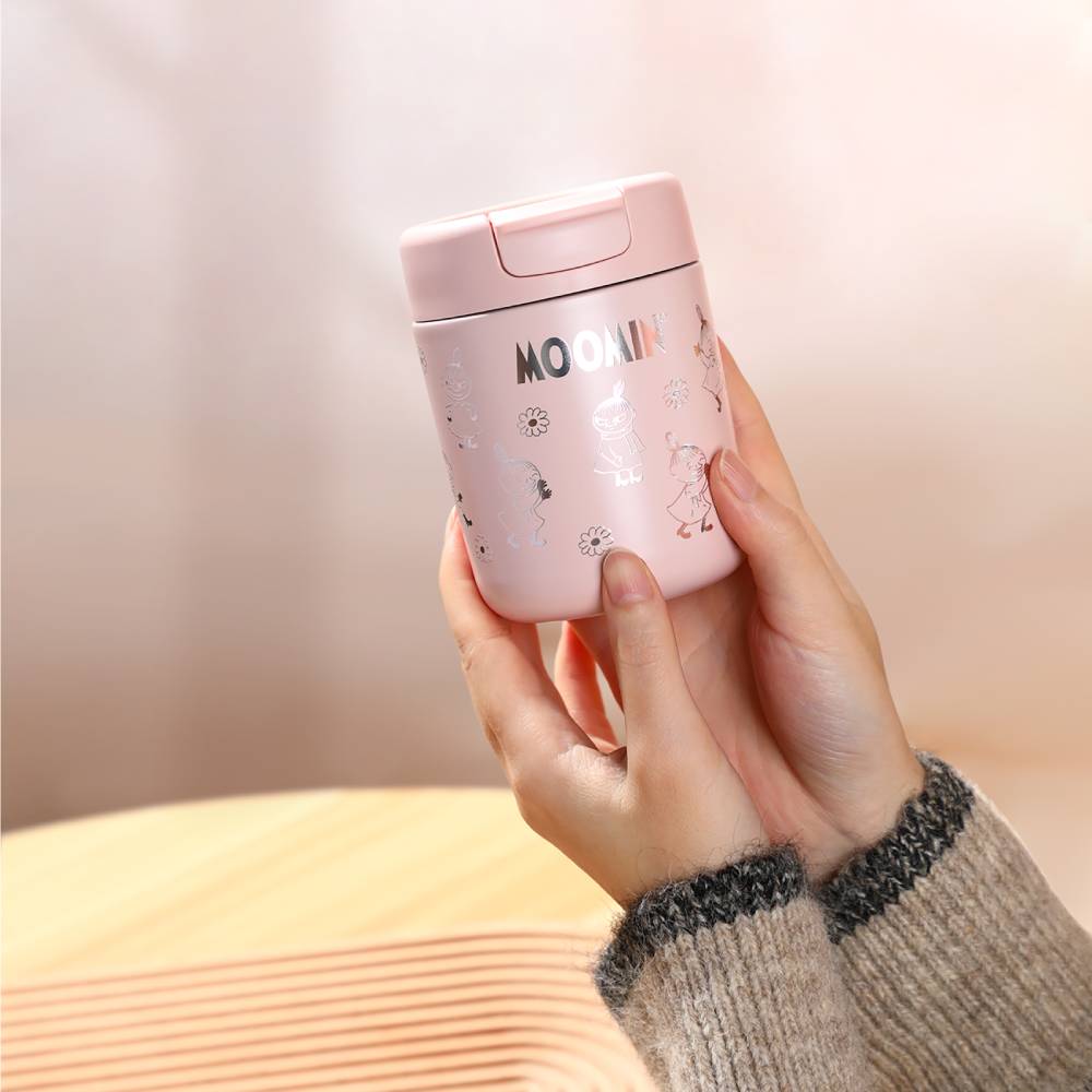 Little My Vacuum Cup Pink 320ml - The Official Moomin Shop