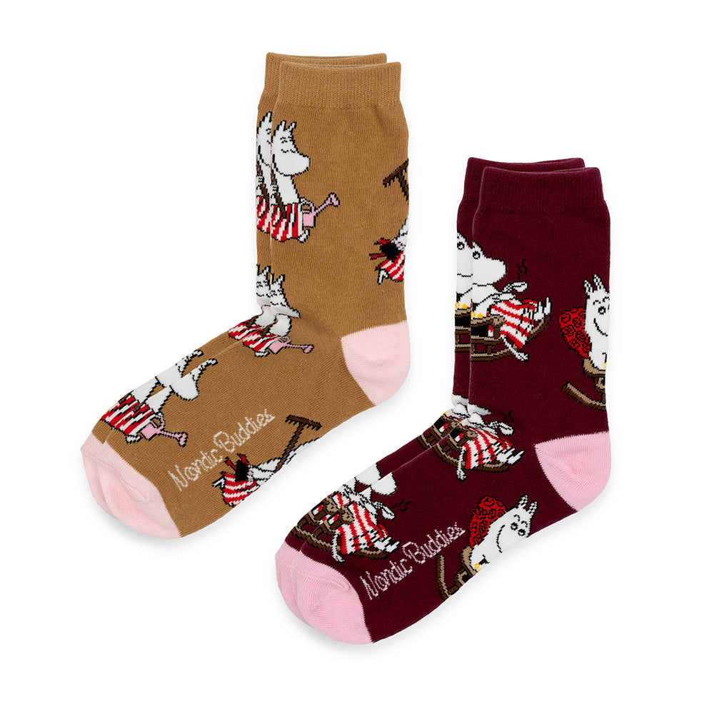 Moominmamma Sock 36-42 Gift Box 2-set - The Official Moomin Shop
