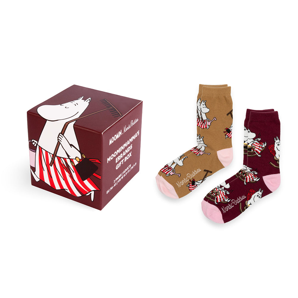 Moominmamma Sock 36-42 Gift Box 2-set - The Official Moomin Shop