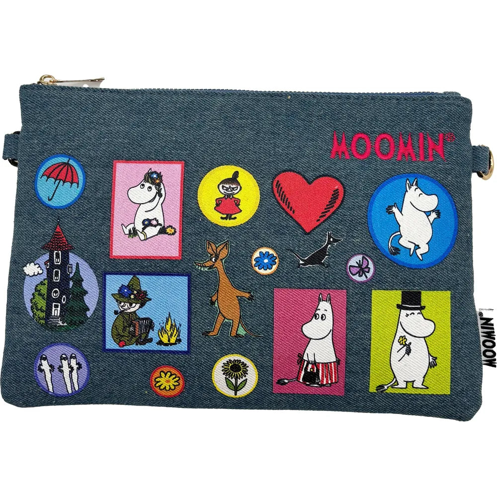 Moomin Denim Clutch Bag - The Official Moomin Shop