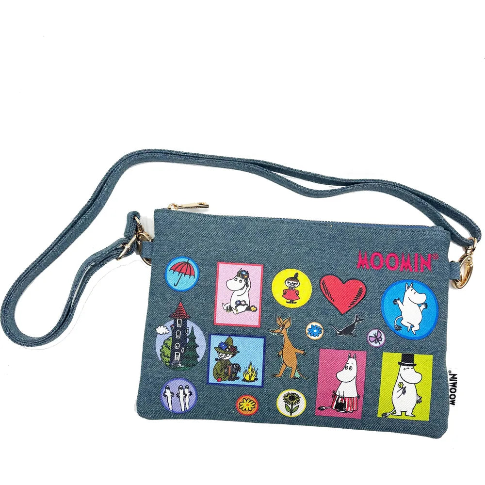 Moomin Denim Clutch Bag - The Official Moomin Shop
