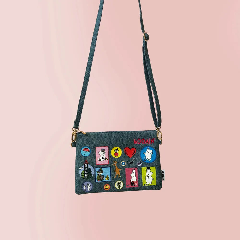 Moomin Denim Clutch Bag - The Official Moomin Shop