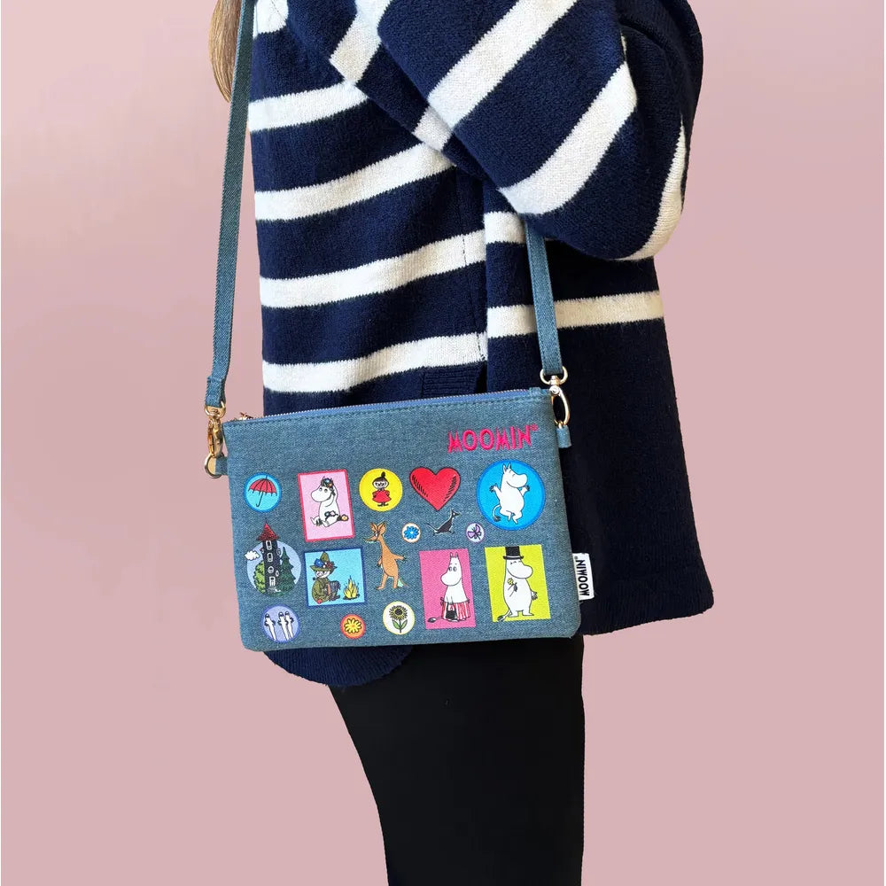 Moomin Denim Clutch Bag - The Official Moomin Shop