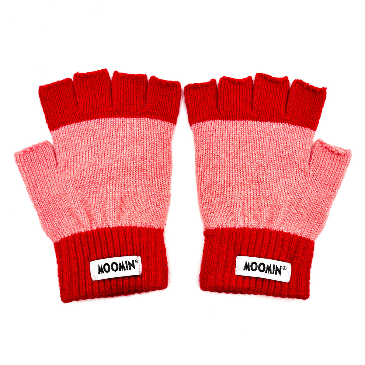 Moomin Love Fingerless Gloves Red - The Official Moomin Shop