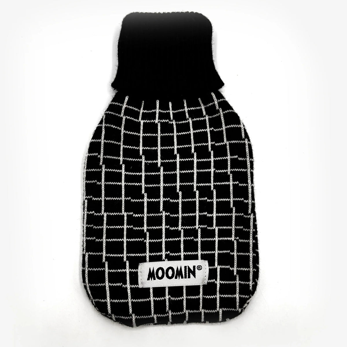 Moomintroll Angry Hot Water Bottle B&W 300ml - The Official Moomin Shop