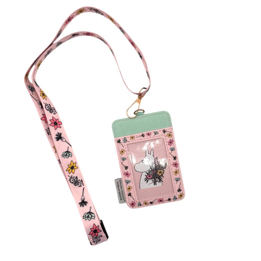 Moomin Love Lanyard Card Holder Pink - The Official Moomin Shop