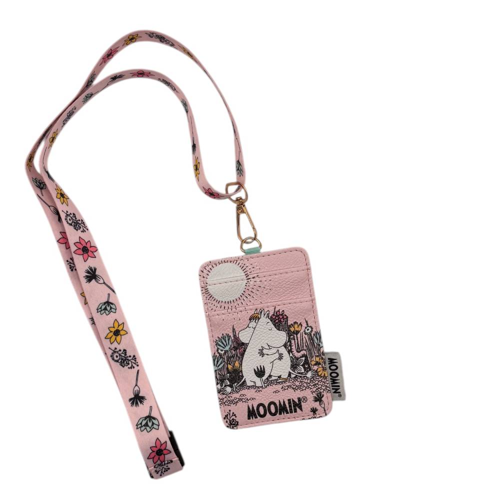 Moomin Love Lanyard Card Holder Pink - The Official Moomin Shop