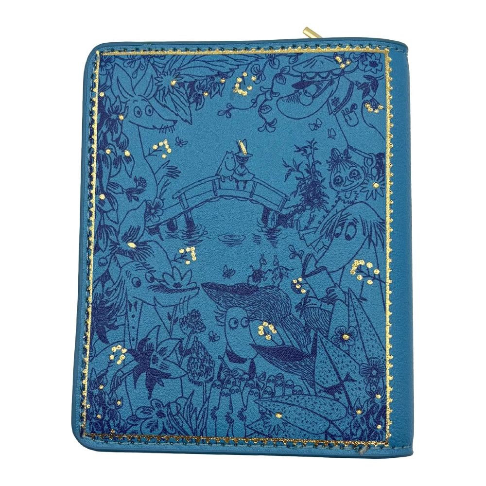 The World of Moominvalley Wallet Blue - The Official Moomin Shop