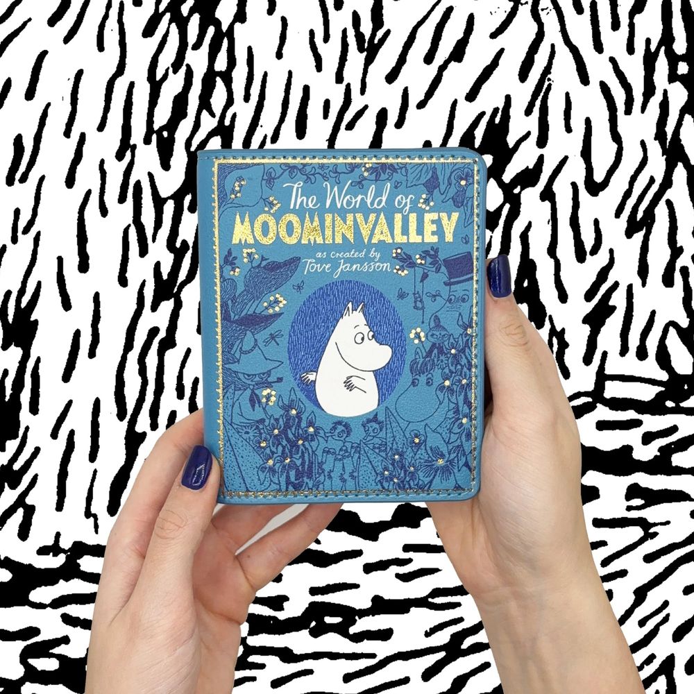 The World of Moominvalley Wallet Blue - The Official Moomin Shop