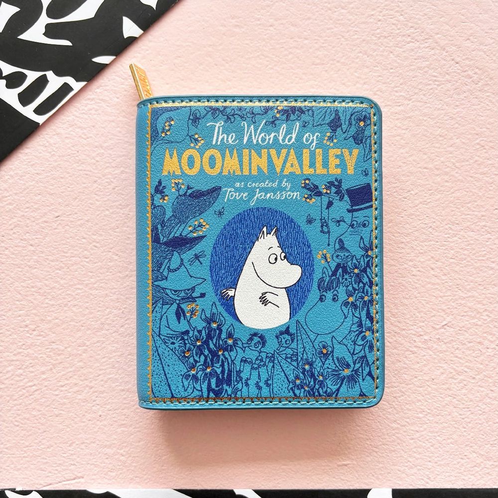 The World of Moominvalley Wallet Blue - The Official Moomin Shop