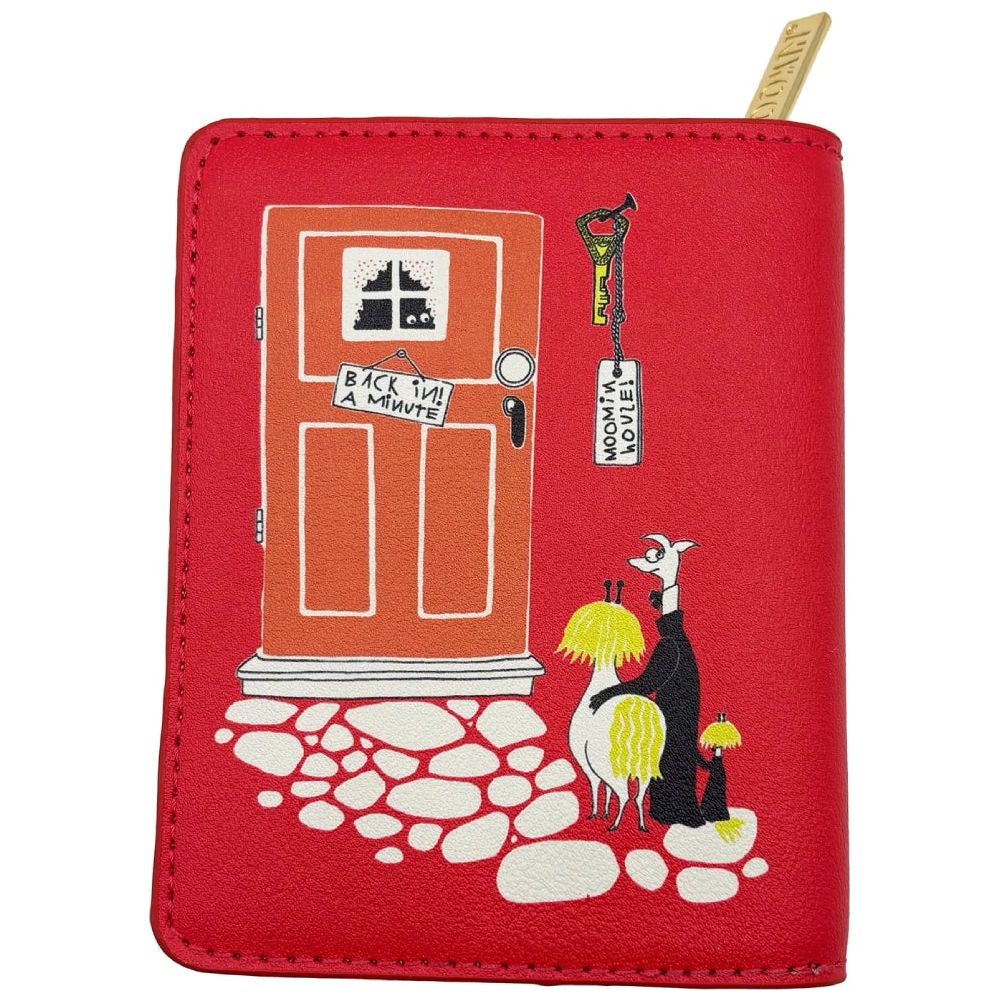 Moomin The Book About Moomin, Mymble And Little My Wallet Red - The Official Moomin Shop