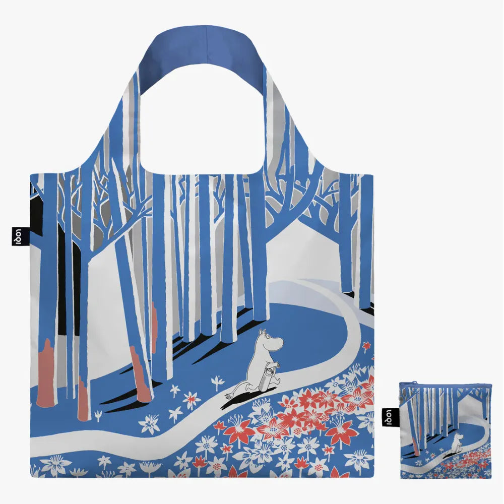 Moomin Forest Recycled Bag Blue - The Official Moomin Shop