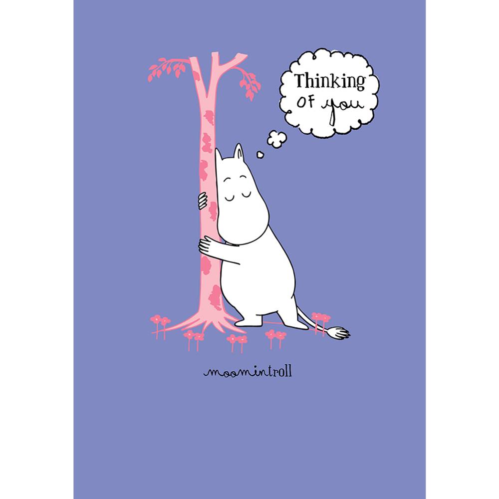 Moomintroll Thinking Greeting Card
