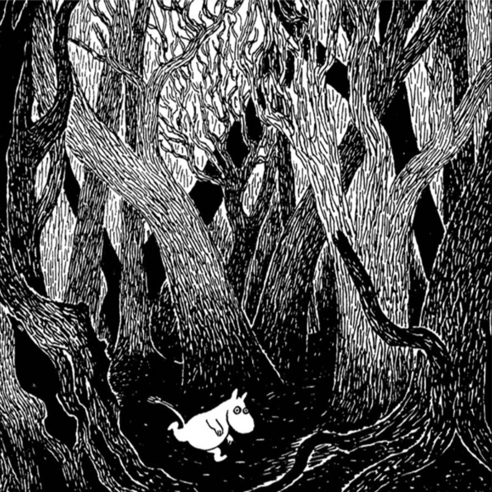 Moomintroll Running Greeting Card