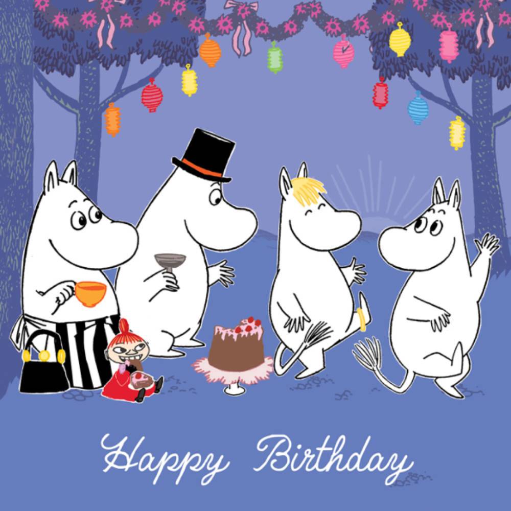 Moomin Birthday Greeting Card Square - The Official Moomin Shop